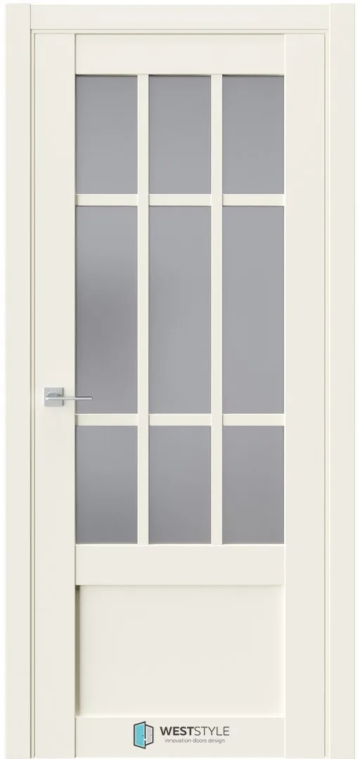 Межкомнатная дверь ZEST EMLAYER 33 — Стекло сатинат графит