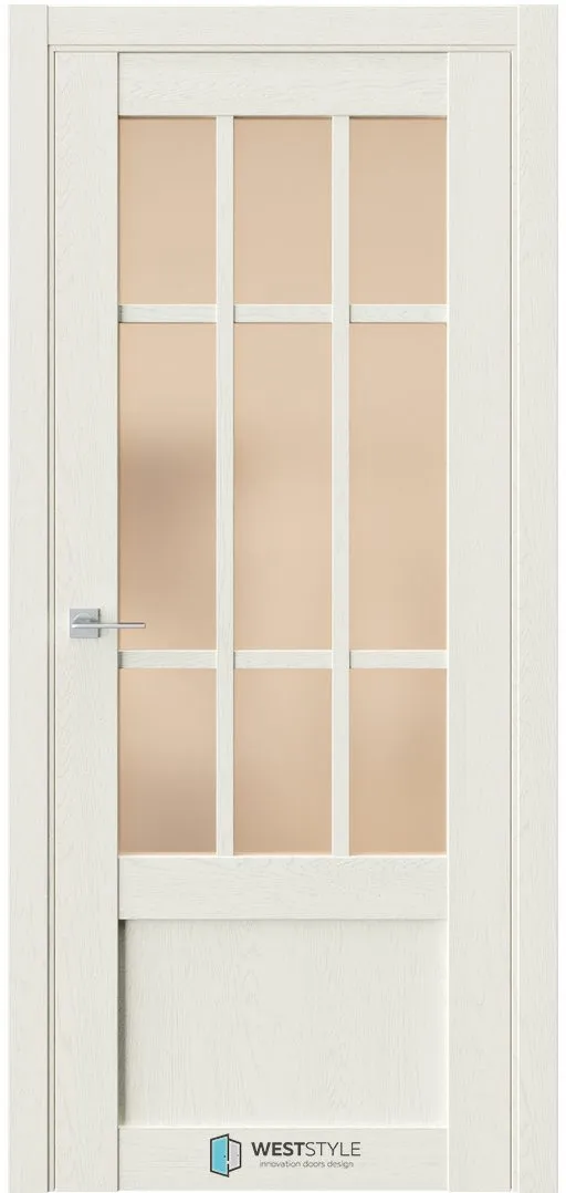 Межкомнатная дверь ZEST EMLAYER 33 — Стекло сатинат бронза