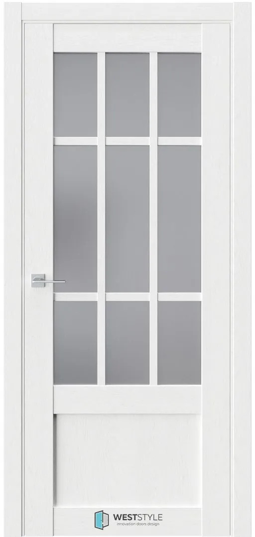 Межкомнатная дверь ZEST EMLAYER 33 — Стекло сатинат графит