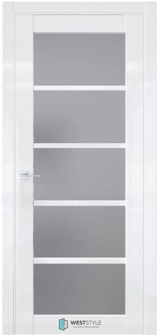 Межкомнатная дверь ZEST EMLAYER 9 — Стекло сатинат графит
