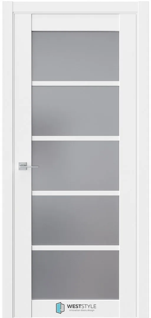 Межкомнатная дверь ZEST EMLAYER 9 — Стекло сатинат графит