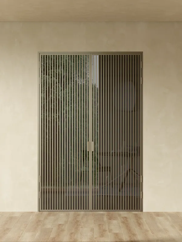 Распашная алюминиевая перегородка Minoli 16